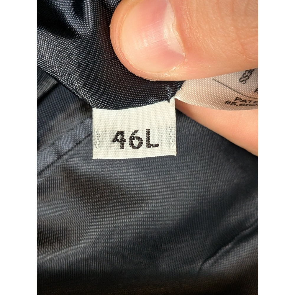 Hart Schaffner Marx Mens 2 Piece Suit Gray 46L 40x30 Union USA Made Wool Regular - Picture 9 of 16